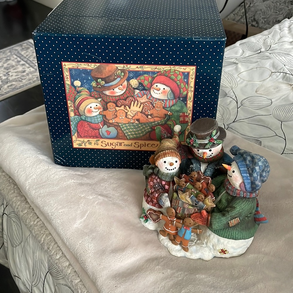 Lang and Wise Sugar and Spice Classic Santa by Susan Winget